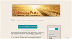 Desktop Screenshot of amendingfeast.org